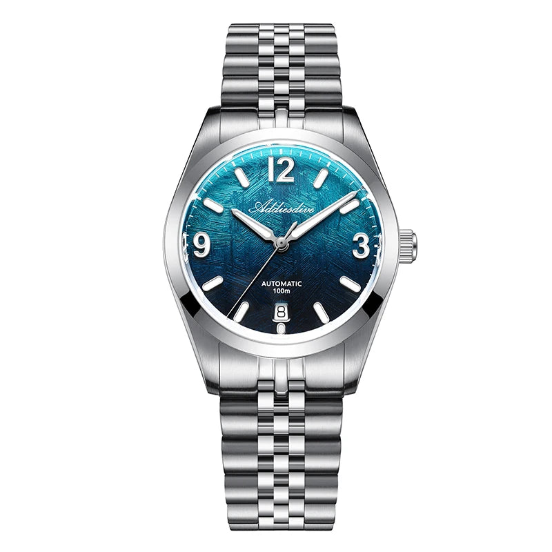 ADDIESDIVE AD2547 Watch For Men Sapphire Glass 10Bar Waterproof BGW9 Super Luminous Japanese 8215 Automatic Mechanical Watches