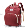 Folding mommy bag lightweight portable folding crib bed large-capacity baby backpack female mommy outting bag mummy bag