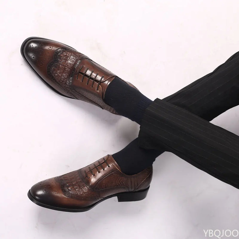 2025 Large Size Fashionable Men's Office Formal Shoes Low Cut Daily Comfortable Pointed Multifunctional Men's Wedding Shoes