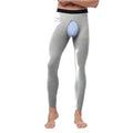 Mens Open Fly Breathable Cotton Thermal Long Johns Black S Eco-Friendly