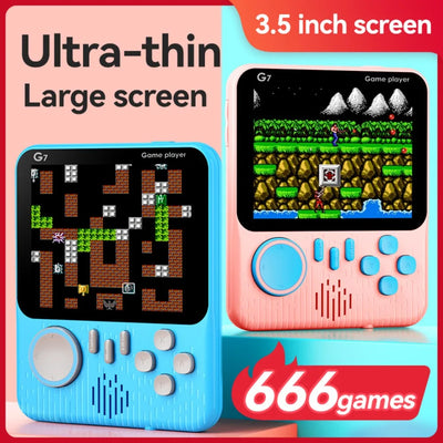 G7 Retro Handheld Game Console, 3.5-Inch LCD, Built-In | SAMAG