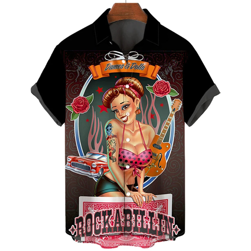 Hawaiian Vacation Men Shirt 3D Printed Man/Women Casual | SAMAG