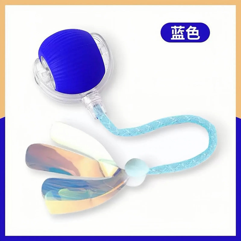 Smart Rolling Ball Cat Toy Interactive Self Play Bite Resistant Pet Toys for Cats Entertainment Boredom Relief Pet Supplies Cat