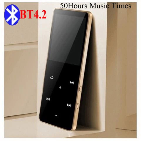 8G-128GB MP3 MP4 Player Touch Bluetooth 5.0 Lossless Audio Recorder Music Mp3 Player HiFi Portable Audio Walkman FM Radio E-Book