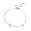 Original 925 Sterling Silver Zirconia Tennis Chain Bracelet for Women Adjustable Gold Color Hot Sale Ideal Birthday Party Gifts