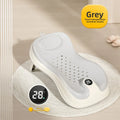 Portable Collapsible Baby Bath Tub | Smart Temperature Display | Soft Skin-Friendly Mesh for Infant Safety & Comfort