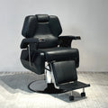 Heavy Duty Hydraulic Barber Chair Reclining PU Leather Styling Chair Removable Headrest Hairdressing Beauty Salon Furniture