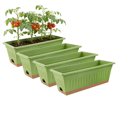 Plant Planter Rectangle Decorative Flowerpot Large Flower | SAMAG