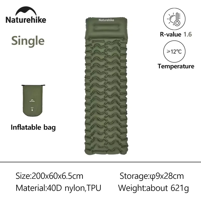 Naturehike FC10 FC01 Inflatable Mattress Air Camping Mat - View 8 | SAMAG