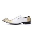 Cool Metal Toes Loafers Handmade  Party Shoes Man Flats Mix Color Fantastic Dress Shoes