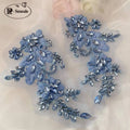 Handsewn Rhinestone Flower for Wedding Dress, Coats - View 15 | SAMAG