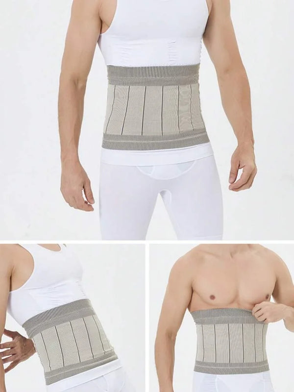 Men's Seamless Compression Shapewear Breathable Waist Trainer Slimming Underwear for Fitness Sport Sedentary Relief Body Shaper