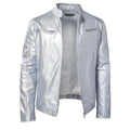 Business Style PU Leather Jacket Stand Collar Slim Fit Zipper Coat Multiple Colors Autumn New Arrival Fashion Urban Outerwear