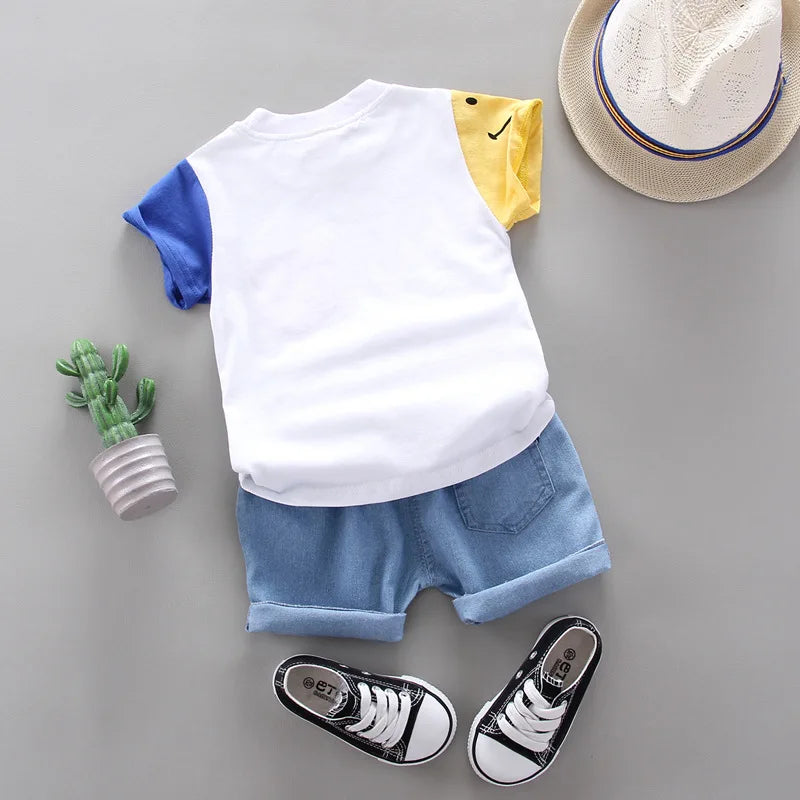 Korean Version Baby Short - Sleeved Clothing Suits Summer - View 2 | SAMAG