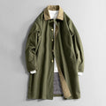 Plus Size 8XL Men Spring Trench Turn Down Collar Long Windbreaker Jacket Male Oversize Big Large Windproof Coat Autumn Outwear