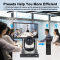 4K60fps NDI PTZ Video 12x 20x Zoom Conference SDI Camera USB HDMI POE IP Live Streaming Camera for Church Business Youtube
