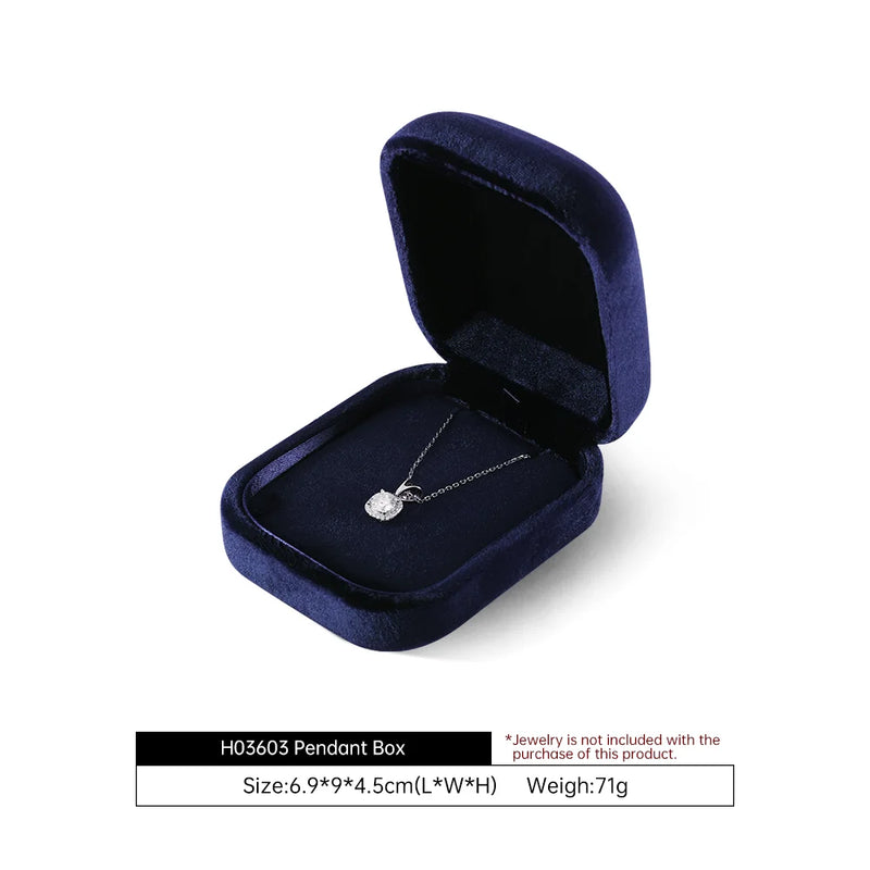 Yinbeini Wedding Ring Box Velvet Jewelry Box Collection Bracelet Necklace Pendant Storage Case Jewelry Display Organizer H030