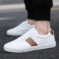Men's Fashionable Casual Sports Sneakers - Round-Toe Lace-Up Design, Offering a Comfortable Experience Suitable for All Seasons