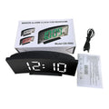 Latest Digital Clock LED Alarm Clock Bedroom Electronic Desktop Clock With Temperature Display Adjustable Brightness 12/24 Hours