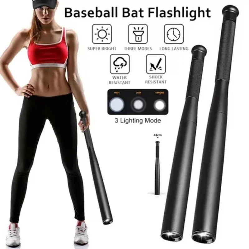 Self Defense Flashlight Stick LED Baseball Bat Waterproof - View 6 | SAMAG