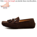Men Loafers Spring Summer Suede Leather Casual Shoes Men's Slip-ons Luxury Brand Mocassin Man Plus Size 50 51 52 53 for Big Foot