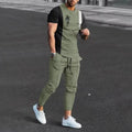 New Men's Comfortable Breathable Short Sleeve Round Neck | SAMAG