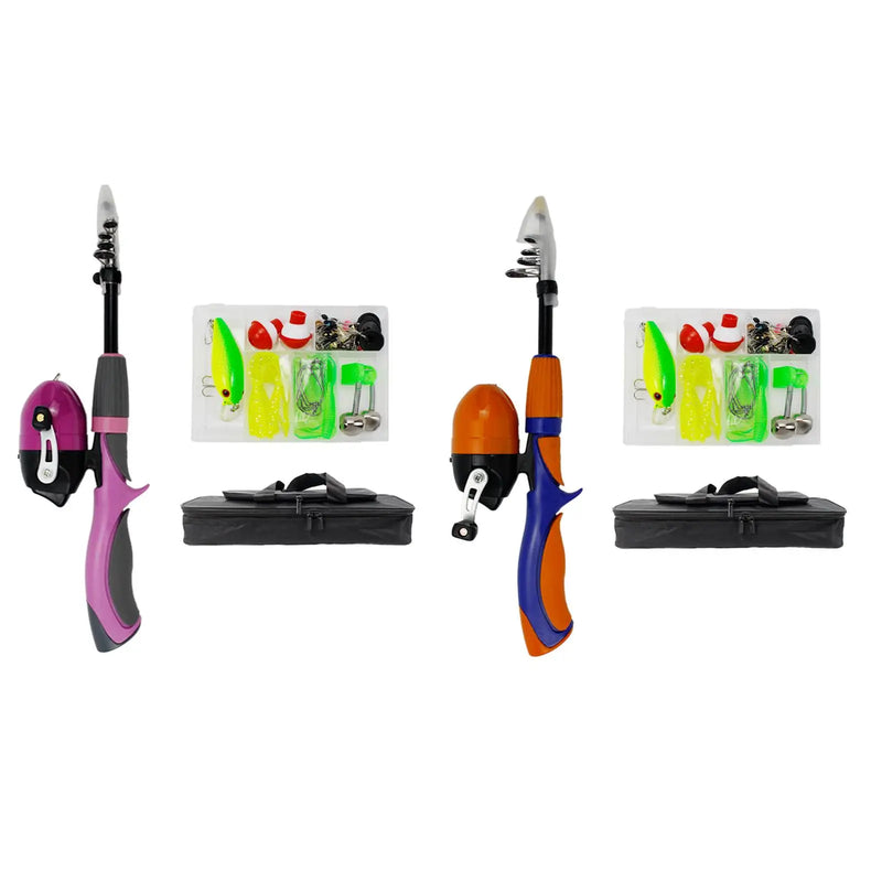 Portable Kid'S Fishing Pole Telescopic Rod and Reel - View 4 | SAMAG