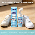 White Shoe Cleaner No-Wash Dry Cleaning Foam Decontamination Whitening Polish Leather Suede Canvas Sneakers Quick Cleanse Care