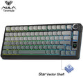 AULA S75 Pro Gaming Mechanical Keyboard 75% Hot Swappable RGB Backlit 4000mAh PBT Keycaps Wireless Keyboard with LED Screen Knob