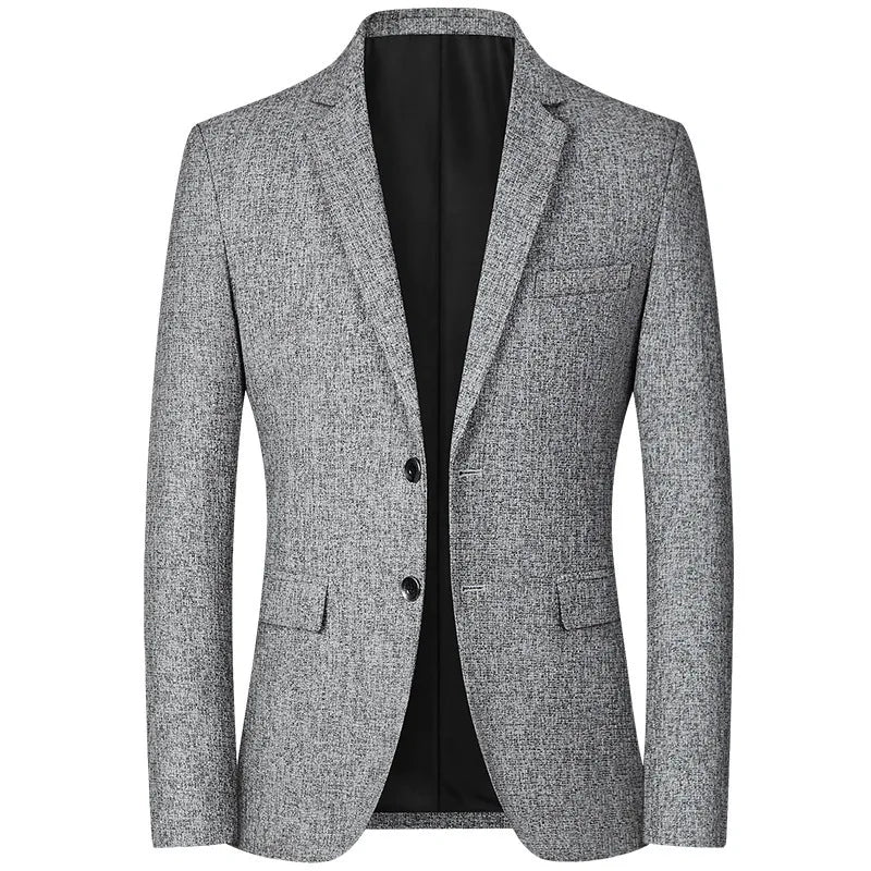 New Autumn Black Men Business Social Suit Jacket, Blue Fashion Blazers, Simple Homme Prom Party Dress Coats.
