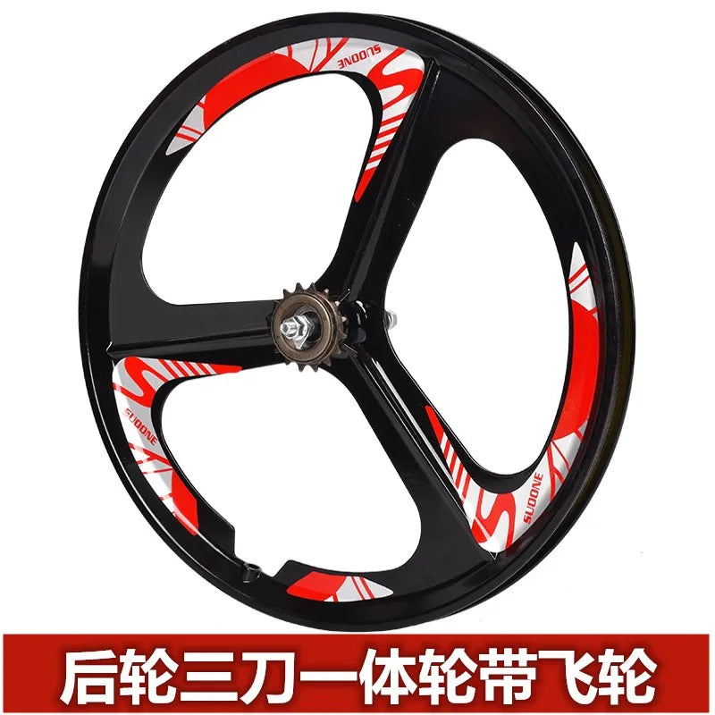 Mountain Bike Wheel Set  24 26 Inch One-Piece Wheel Rims Bicycle Wheels with Disc Brake And Shifting Function