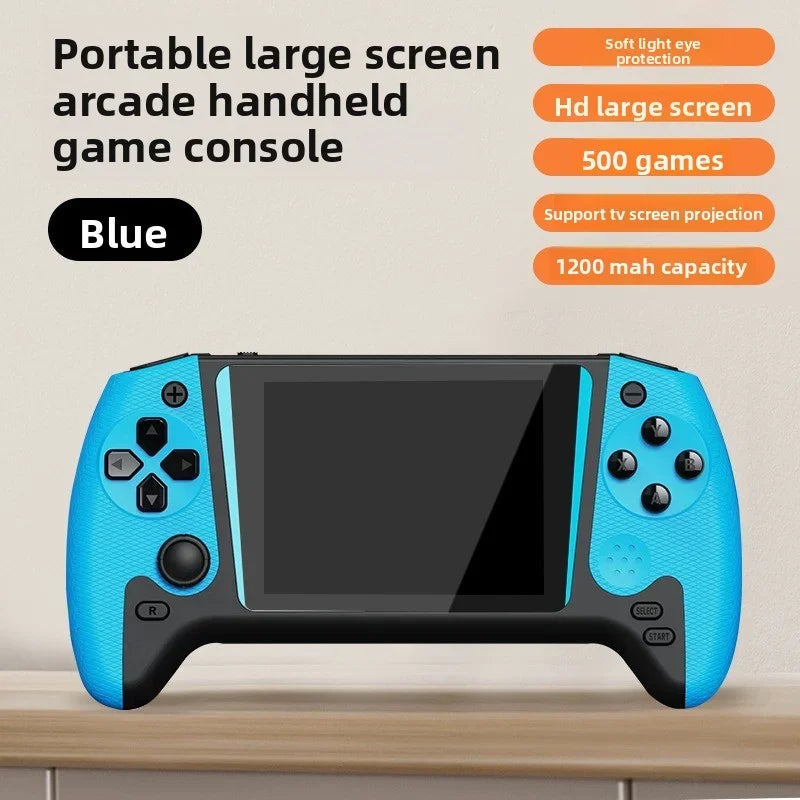 New 3000 Games X9 Handheld Video Game Console 5.5inch Screen Retro Video Game Player Built in 10 Emulators Support NES GBA GBC