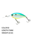 70mm/21g 75mm/22.5g Crankbait Fishing Lures Artificial | SAMAG