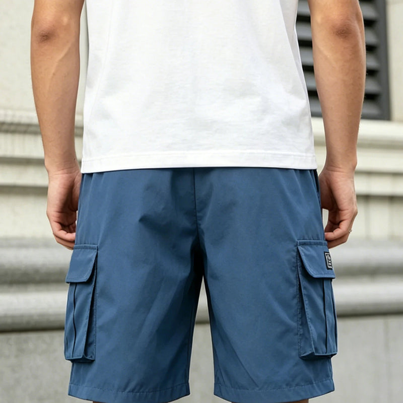 Men's Techwear Cargo Shorts, Lightweight Quick-Dry | SAMAG