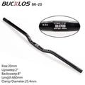 BUCKLOS Mountain Bike Handlebar 31.8mm 25.4mm Bicycle Riser Bar 620/660/720/780mm Aluminum Alloy MTB Handlebar Cycling Parts