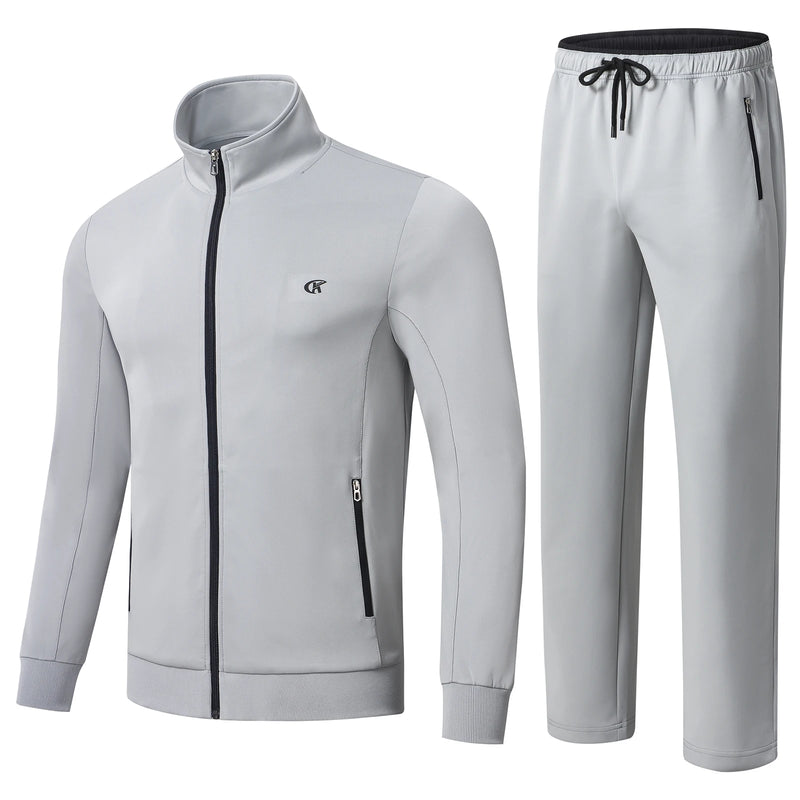 Men's Tracksuits Sweatsuits for Sweat Track Suits 2 Piece Casual Athletic Jogging Warm Up Full Zip Sets - View 19 | SAMAG