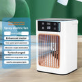 Portable Desktop USB Mobile Air Cooler Fan Household Mini Air Conditioner Fan Large Water Tank Atomization Humidifying Quick