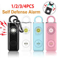 130dB Self Defense Alarm Carrying Scream Loud USB Recharging Panic Alarm Anti-wolf Alert for Girl Child Women Emergency Alarm