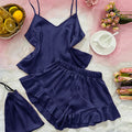 Spring Summer New Women Pajama Four Piece Suit Sleepwear | SAMAG