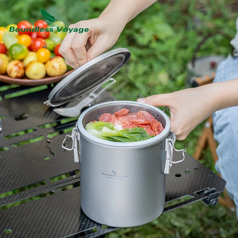 Boundless Voyage Titanium Rice Cooker Pot Ultralight - View 4 | SAMAG