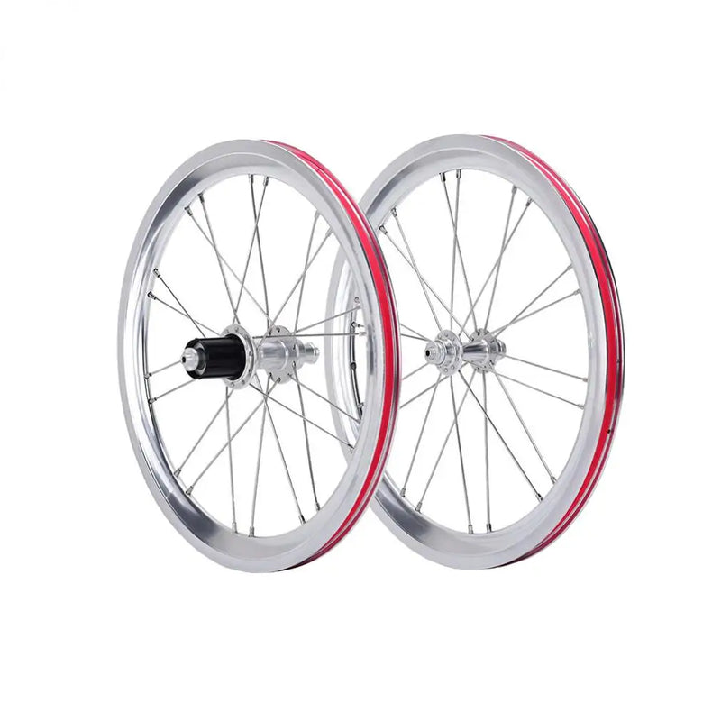 Litepro 16Inch  Folding Bicycle Wheelset Disc V Brake 74x130 100x135MM 20MM 11S 4Sealed Bearing Wheels Alloy Rims