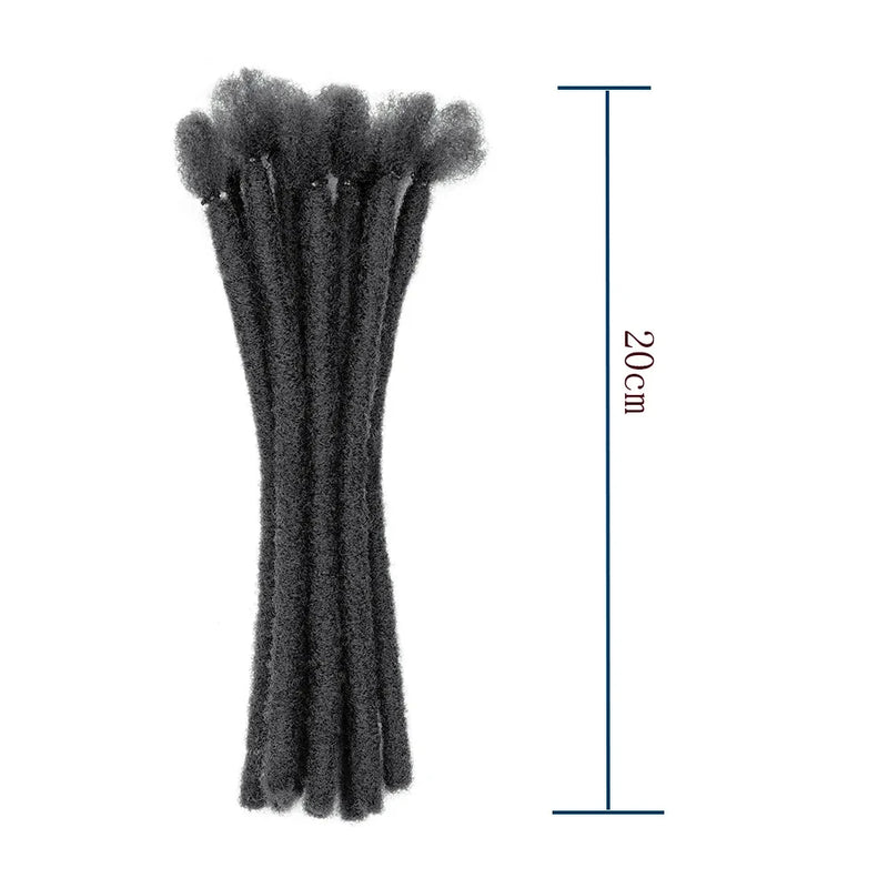 Dreadlocks Synthetic Extensions 8 Inch 10 Strands  Loc Dreads Extensions Crochet  Fashion Hip-hop  Style Natural Braiding Hair