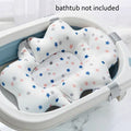 Infant Daily Bath Accessory Non Slip Bathtub Mat Soft Animal Pillow Safety Support Cushion For Newborn Shower And Body Washing