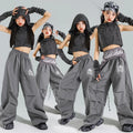 Korean Fashion Kids Hiphop Dance Clothes Set Hooded | SAMAG