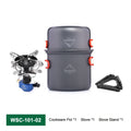 Widesea Camping Cookware Set Easy to Carry Multi Combinations Portable Outdoor Cooking Kit with Stove Cutlery for Hiking Picnic