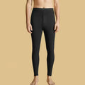 Thicken Fleece Lined Thermal Pants Men Slim Fit Double Sided Brushed Velvet Inner Wear Seamless Cold Resistant Autumn Pants Set