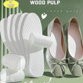 New 1/5/10 Pair/sets Disposable Insoles Nature Wood Pulp Insoles Men and Women Thin Breathable Sweat Soft Comfortable Shoe Pad