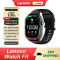 Lenovo 2026 Smart Watch 1.96" HD AMOLED Display Heart Rate Health Monitoring Bluetooth Voice Callings Smartwatch For Android IOS