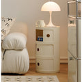 Round bedside table nordic plastic Bedside cabinet for bedroom small side end table nightstand Storage locker