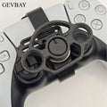 Mini 3D Printed Steering Wheel for PS5 Controller, Racing Game Auxiliary Simulator Wheel Gamepad Accessory
